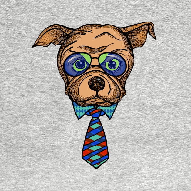 Necktie and dog by Officail STORE